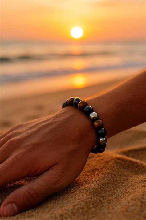 Buy Tiger Eye, Hematite & Obsidian Bracelet – Triple Protection, Unisex ...