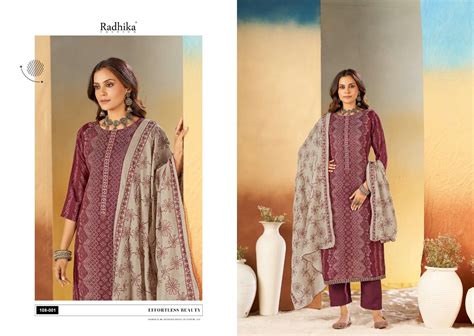 RADHIKA FASHION AZARA BLACK BERRY VOL 16 COTTON PRINT WITH FANCY WORK ...