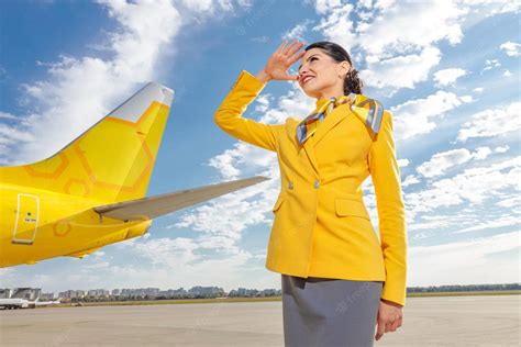 Download Hand Salute Flight Attendant Wallpaper | Wallpapers.com