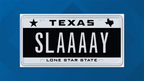 What rejected personalized license plates in Texas said in 2023 | khou.com