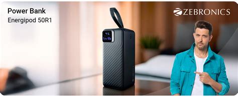 ZEBRONICS 50000 mAh Power Bank | 22.5W Super Fast Charging | PD 3.0 ...