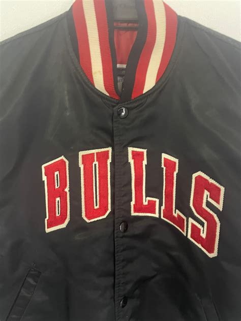 Rare Vintage Chicago Bulls by Starter Satin Jacket - Etsy
