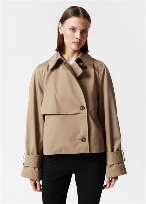 Short Trench Coat Jacket - Beige - & Other Stories IT