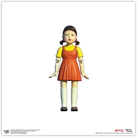 Gallery Pops Netflix Squid Game - Red Light Green Light Doll Wall Art ...