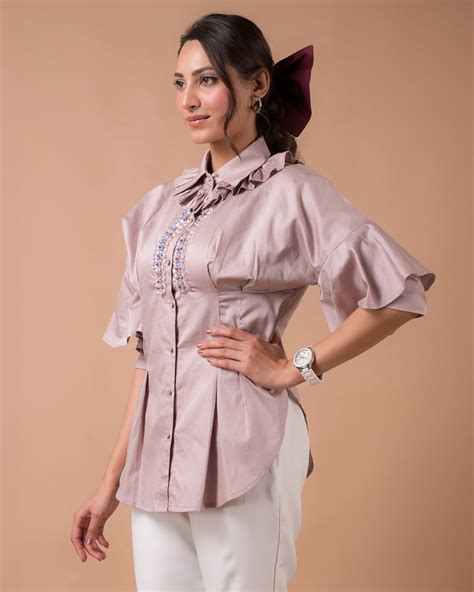 The Blush Pleated Shirt – Beyond Stitches