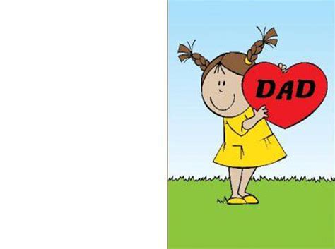 Printable Red Heart Father's Day Cards