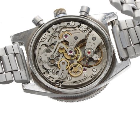 Ollech & Wajs Precision chronograph stainless steel gentleman