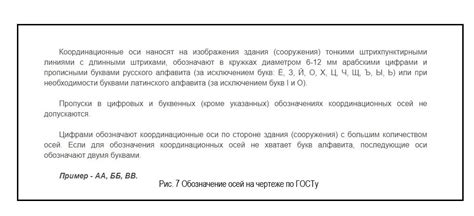 Оси на чертеже — обозначение осей на чертеже по ГОСТу, основные ...