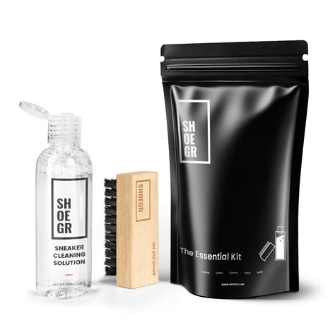 SHOEGR Essential Sneaker & Shoe Cleaning Kit | Shoes Cleaner | Suitable ...