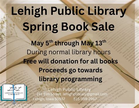 Library News :: Lehigh Public Library