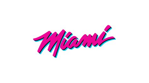 Miami vice font - conceptslasopa