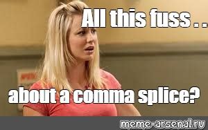 Image result for Serial Comma Meme