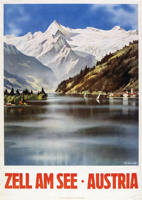 Austria: Zell am See – Original Ski Posters.com