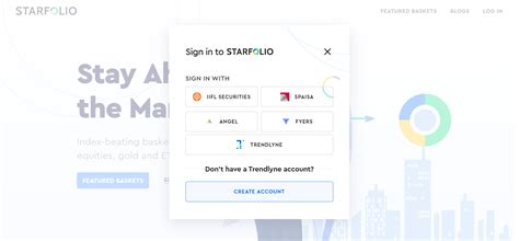 How can I log in through my Angel brokerage account : Starfolio