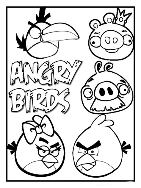 Angry Birds Stella Coloring Pages