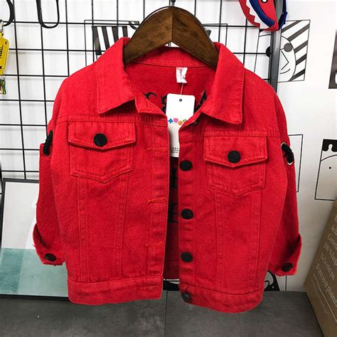 Shop Online Boys Red Text Full-Sleeve Bomber Jacket at ₹845