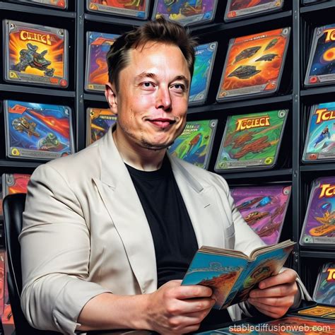 Elon Musk in 90s-style Comic Book Art | Stable Diffusion Online