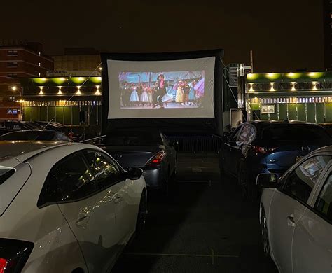 Drive In Theater At Night
