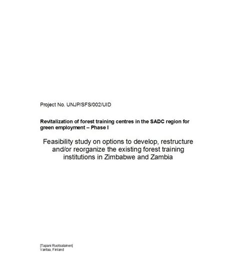 Image result for Feasibility Study Examples
