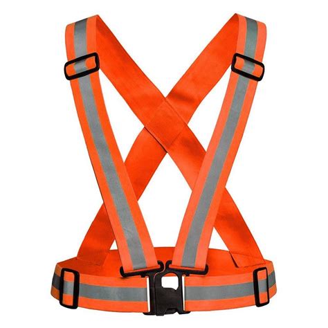 SAFEYURA Men's and Women's Nylon Safety Security Reflective Adjustable ...