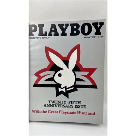 Lot - Rare Playboy 25th Anniversary Issue Signed