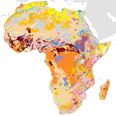 Vegetation Map Of Africa