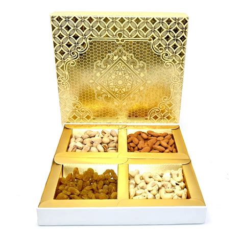 Bay Nut Dry Fruit Gift Box for Diwali, Assorted Dryfruits Gift Hamper ...