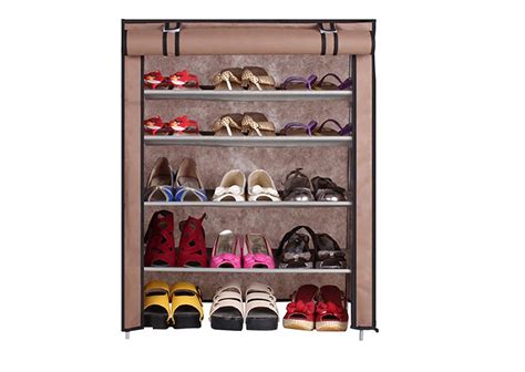 Evana Four Layer Cream Shoe Rack/Shoe Shelf/Shoe Cabinet, Easy ...