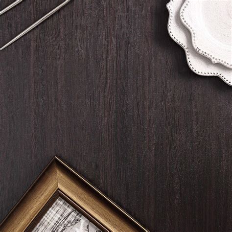 PoetryHome Self Adhesive Dark Wood Vinyl Contact Paper Shelf Liner for ...