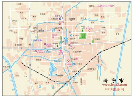济宁市市区地图|济宁市市区地图全图高清版大图片|旅途风景图片网|www.visacits.com