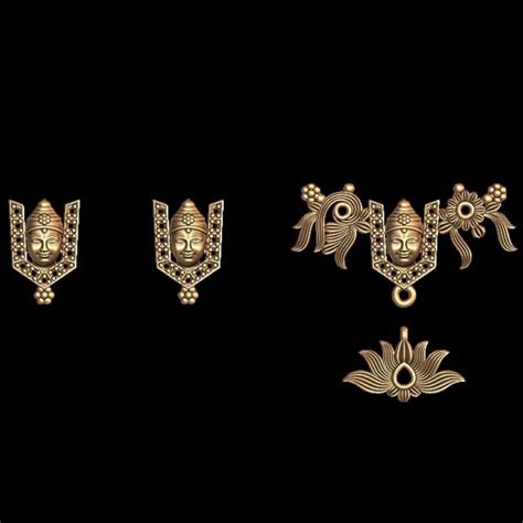 Lord Tirupati Balaji Pendant 3D Model