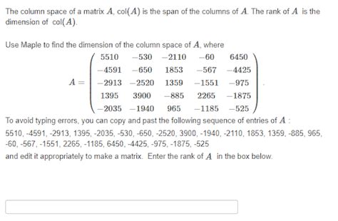 Column Space of Matrix Examples 的图像结果