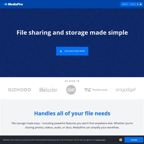 MediaFire - Upload, Store, and Share File Online