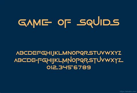 Game Of Squids Font Free Download [ttf - otf] | Wisabo Fonts