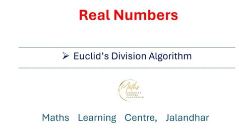 Image result for Euclid's Division Algorithm