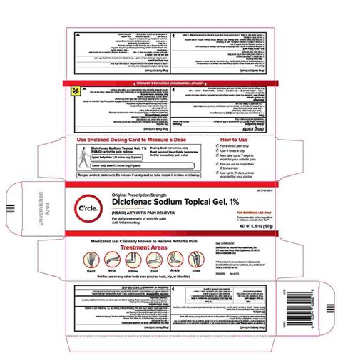 DailyMed - CRCLE DICLOFENAC SODIUM TOPICAL GEL 1%- diclofenac sodium topical gel 1% gel