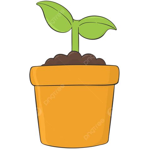 Plant In Pot Clipart at Aidan Wendt blog