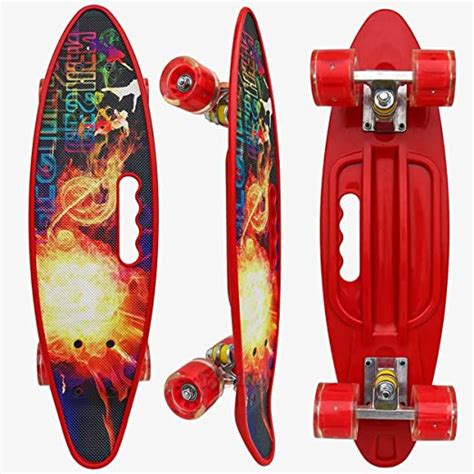 Skate Board with Colorful Lights in Wheels || LOSK SKATE BOARD– KidsROAR