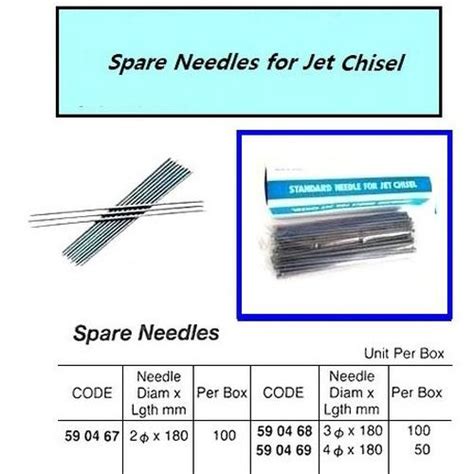 Jual isi refill pneumatic jet chisel needle scaler,spare part jarum dia ...