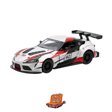 Kinsmart Toyota GR Supra Racing Concept (Printed) – 1:36 Scale White ...