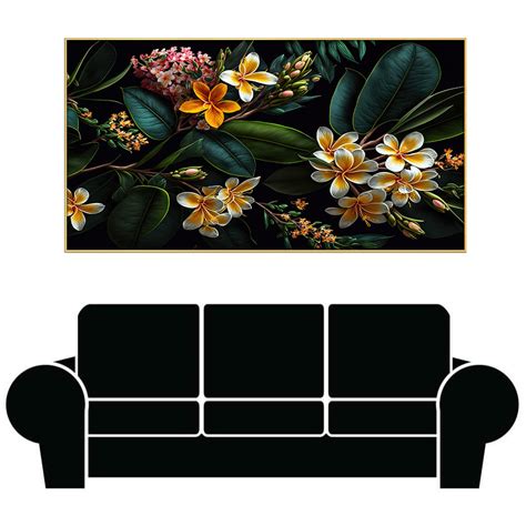 Exotic Tropical Flower Wall Painting – Nestroots