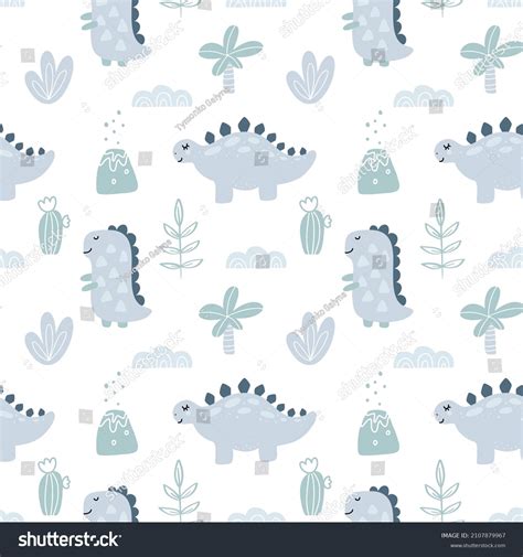 Cute Baby Boy Background Pattern