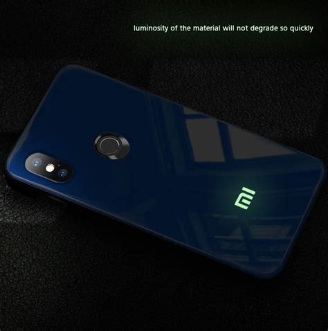 VAKU ® Xiaomi Redmi Note 6 Pro Radium Glow Light Illuminated MI Logo 3D ...
