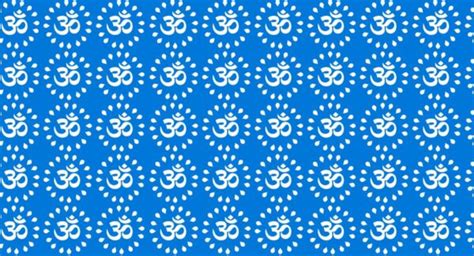 Rajasthani Bagru Block Print OM wallpaper for Wall - Magicdecor®