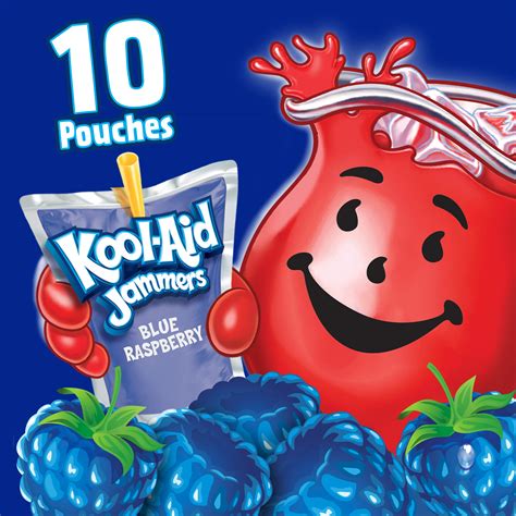 Kool-Aid Jammers Blue Raspberry Artificially Flavored Soft Drink, 6 Fl ...