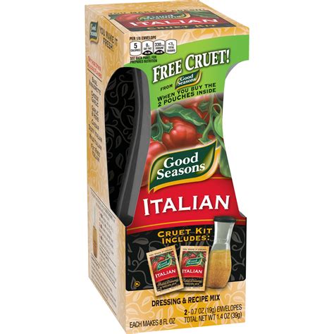 Good Seasons Italian Dressing Cruet Kit | Shipt