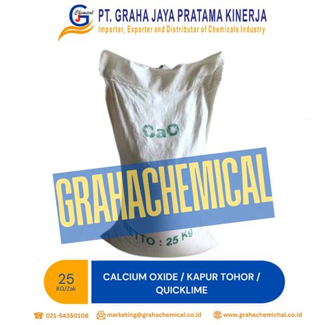 Calcium Oxide (Kapur Tohor / Quicklime) - PT. Graha Jaya Pratama Kinerja