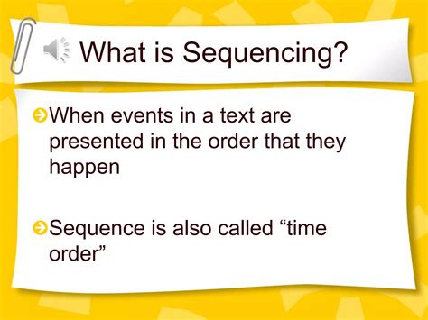 Sequencing powerpointlesson | PPT