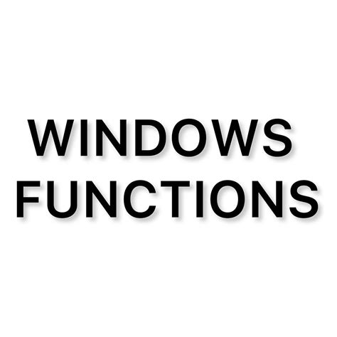 SQL Windows Function Practice Questions 的图像结果