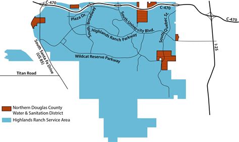 Service Area - Highlands Ranch Water